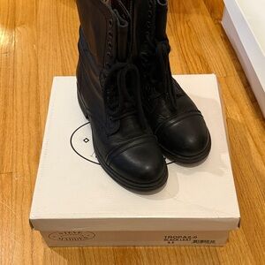 Steve Madden Black Combat Boots